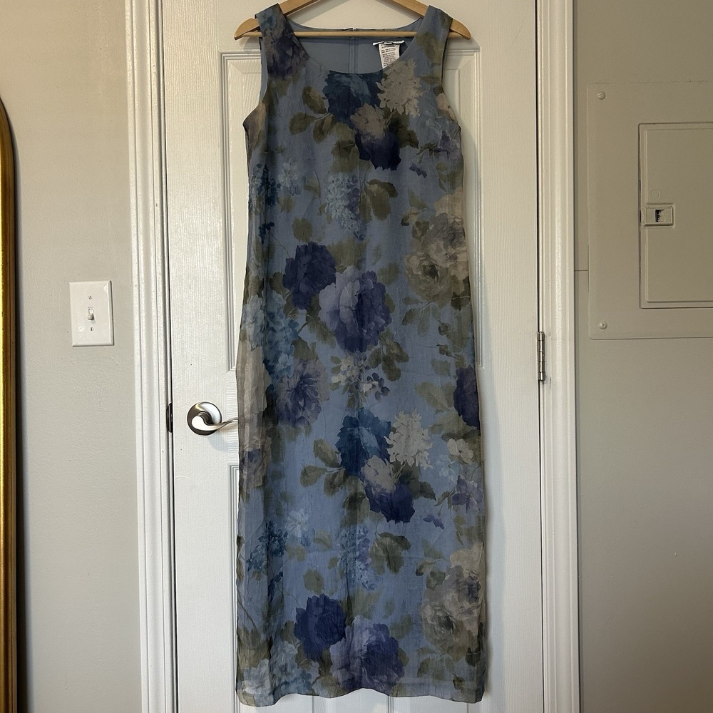 Miss Dorby Vintage Sheer Floral‎ Maxi Dress